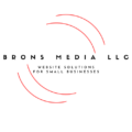 Brons Media website for small businesses logo image.